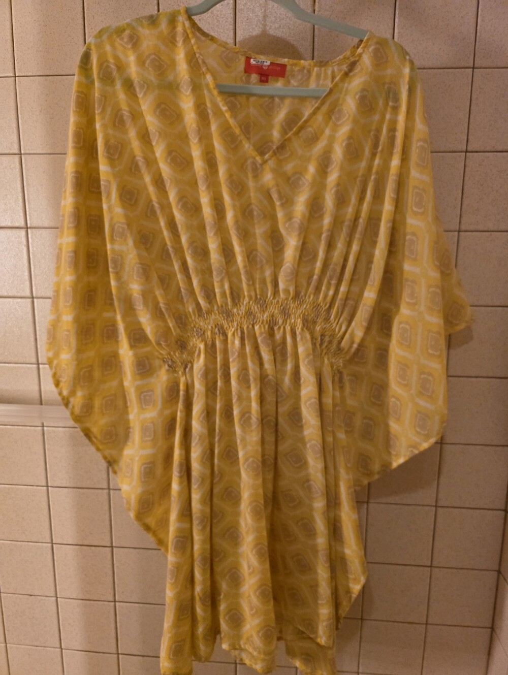 Lindsay Phillips Yellow Geometric Top/ Dress
